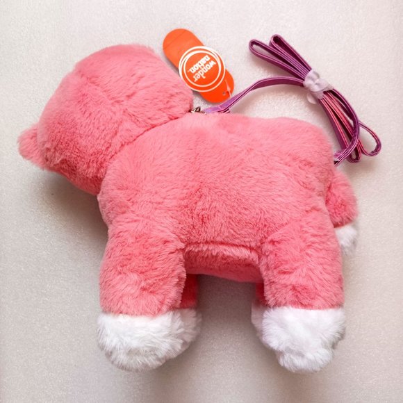 Girl’s Wonder Nation Kitty Koala Critter Stuffed Animal Plush Pink Purse NWT - Picture 2 of 8